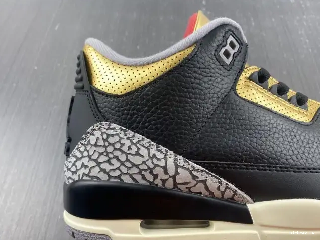 Cheap Kickmax WMNS Jordan CK9246-067 Gold 3 Air Black 0418